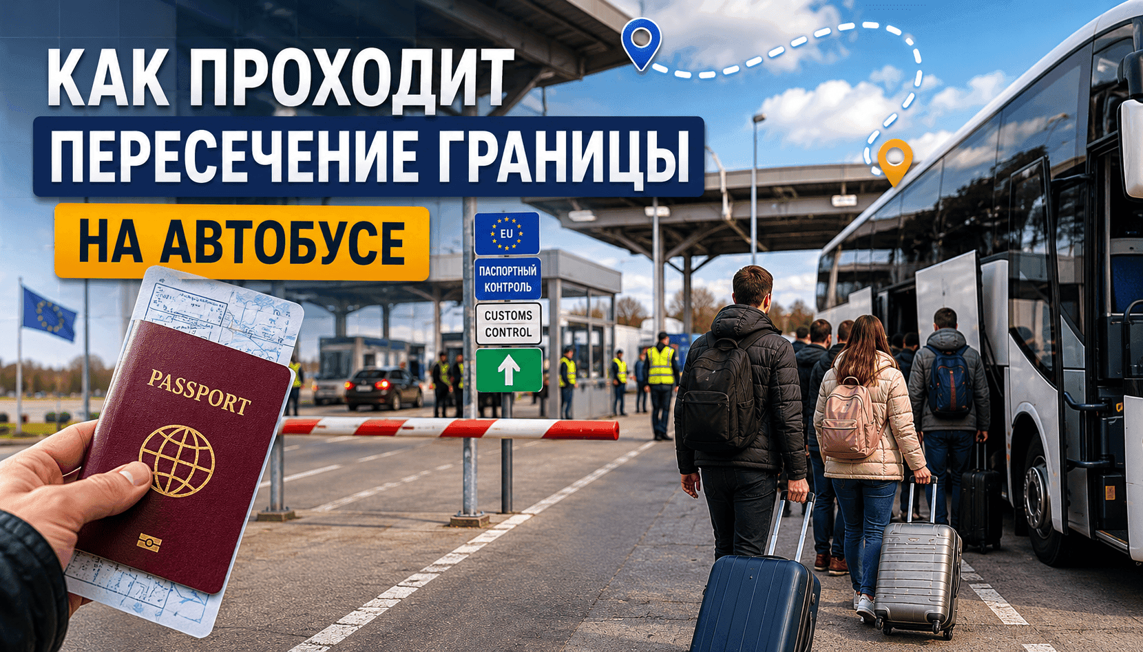 как проходит пересечение границы на автобусе